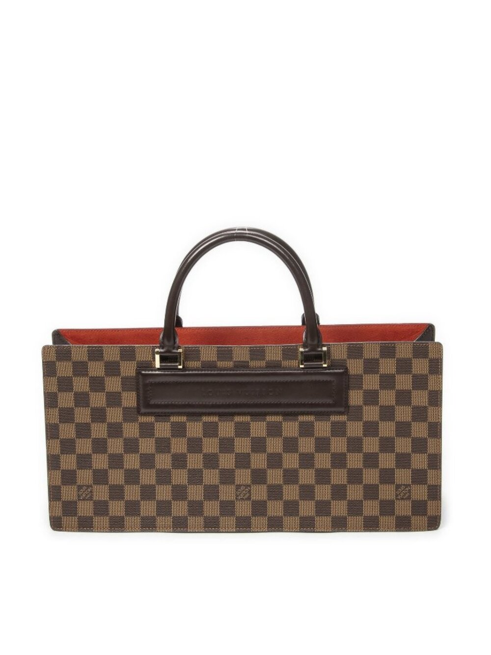 Louis Vuitton Sac Triangle Brown Damier Ebene Handbag